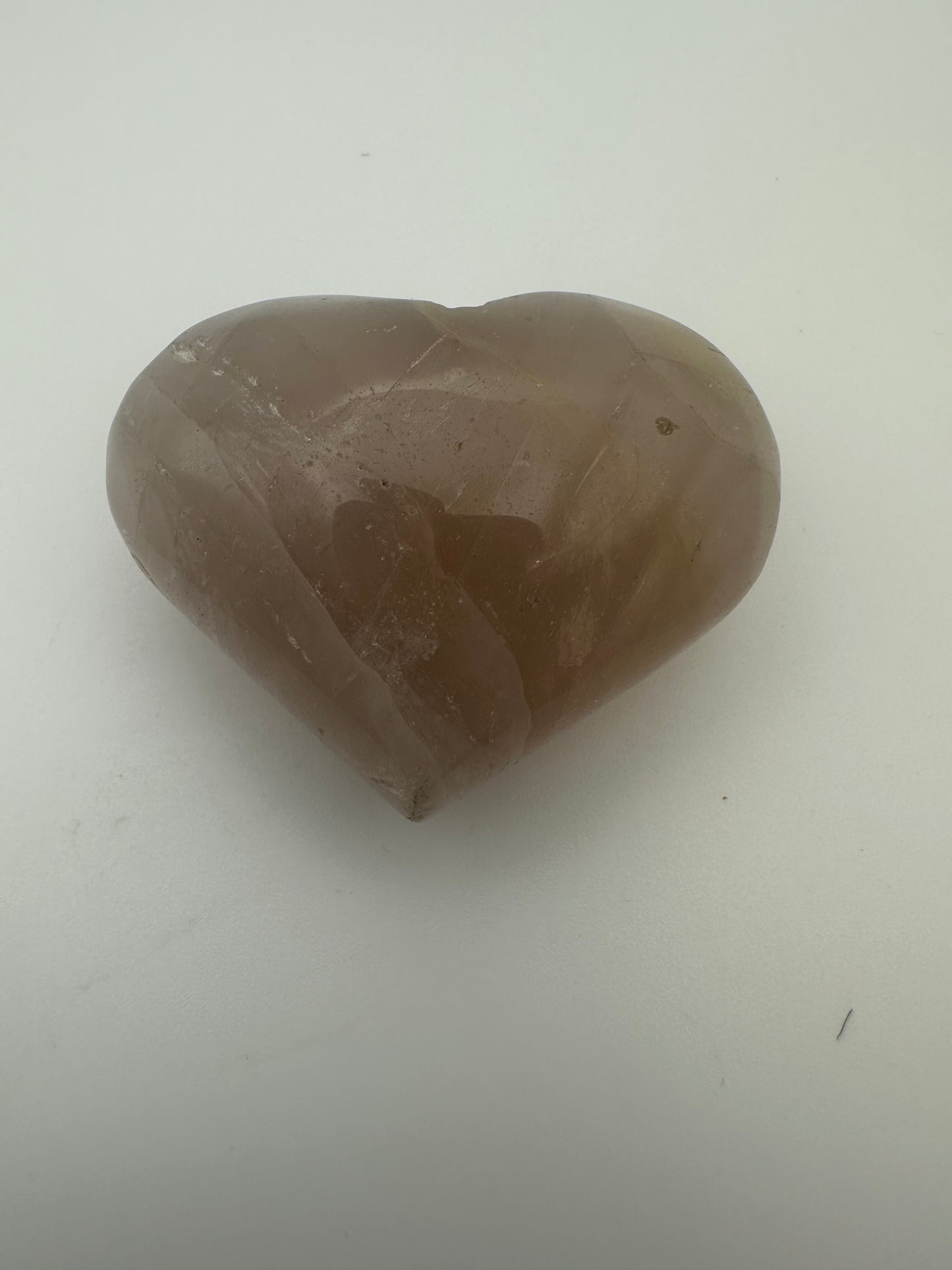 Blue Rose Quartz Heart Carving