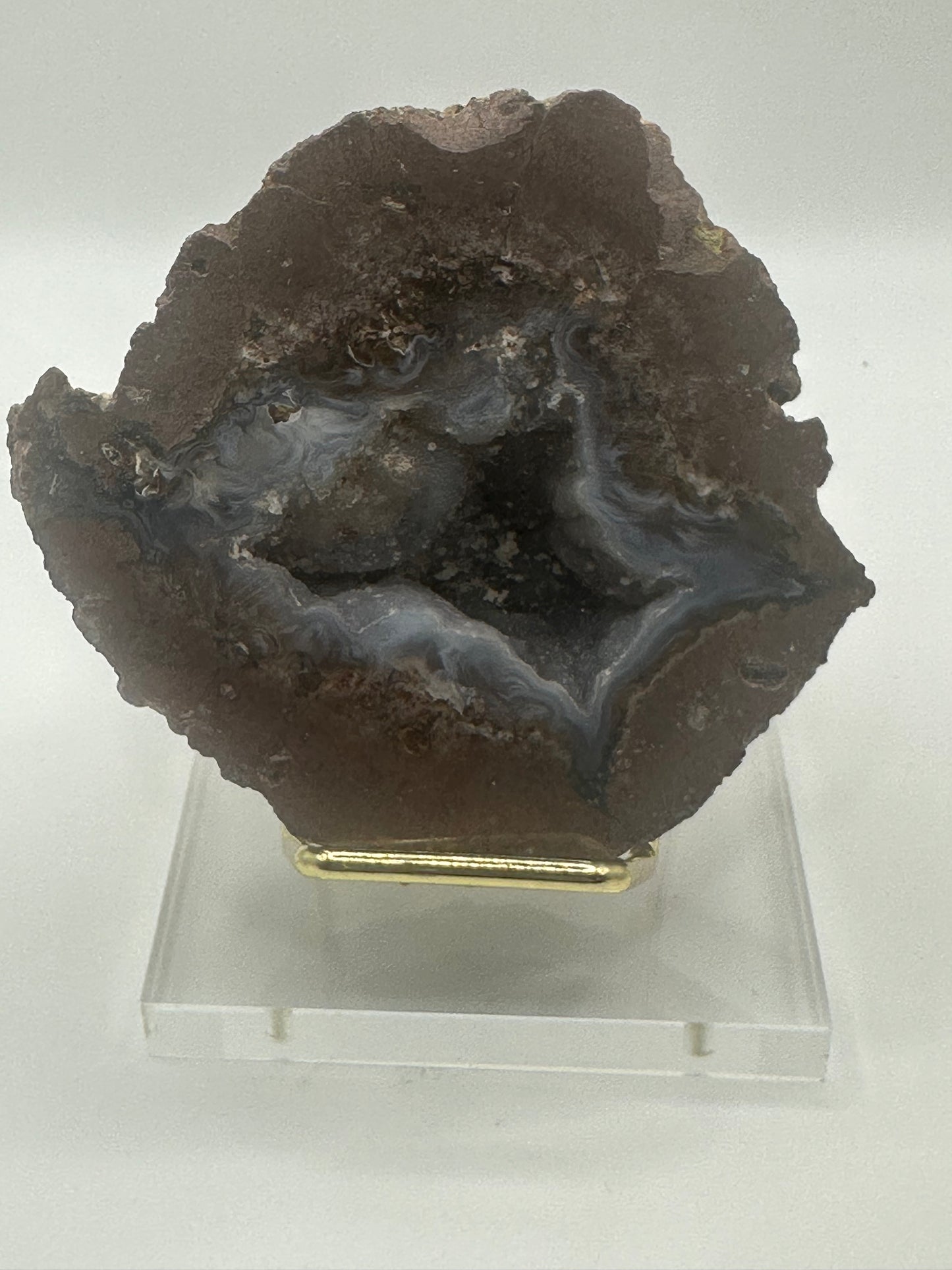 Agate Geode Half