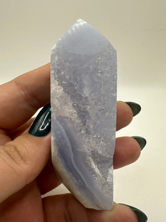Blue Lace Agate Tower