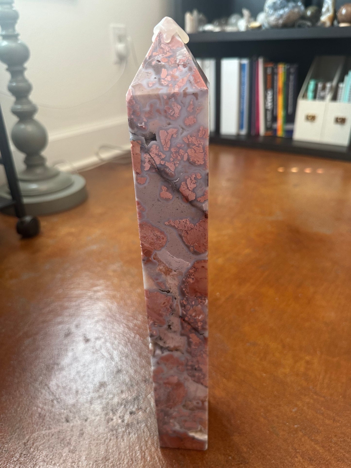 Cotton Candy Agate Tower