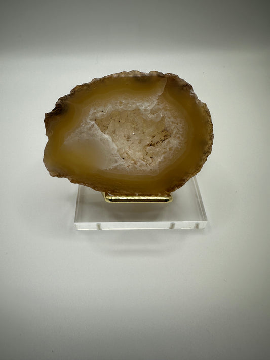 Druzy Agate Slice